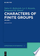 Characters of Finite Groups.