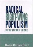 Radical right-wing populism in Western Europe /