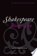 Shakespeare and biography / David Bevington.