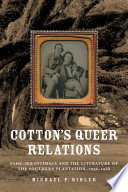 Cotton's queer relations same-sex intimacy and the literature of the southern plantation, 1936-1968 /