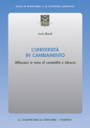 L'universita in cambiamento : Riflessioni in tema di contabilita e bilancio /