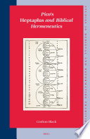 Pico's Heptaplus and biblical hermeneutics /