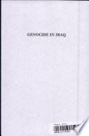 Genocide in Iraq : the Anfal campaign against the Kurds.