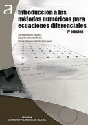 Introduccion a los metodos numericos para ecuaciones diferenciales /