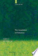 The acquisition of finiteness /