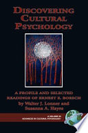 Discovering cultural psychology : a profile and selected readings of Ernest E. Boesch /