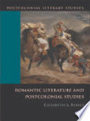 Romantic literature and postcolonial studies /