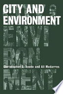 City and environment / Christopher G. Boone and Ali Modarres.