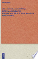 Hermann Broch : Briefe an Erich von Kahler (1940-1951) /