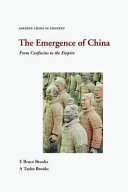 The emergence of China : from Confucius to the empire /
