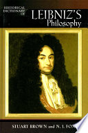 Historical dictionary of Leibniz's philosophy /