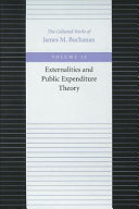 Externalities and public expenditure theory /