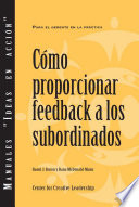 Cómo proporcionar feedback a los subordinados /