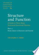 Structure and function : a guide to three major structural-functional theories.