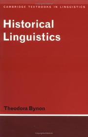 Historical linguistics /