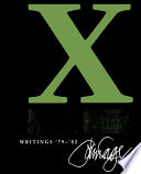 X : Writings '79-'82.