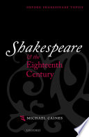 Shakespeare and the Eighteenth Century /