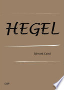 Hegel / by Edward Caird ; with an introductory note by Mary Jansen.