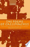 The poems of Callimachus /