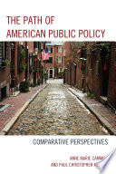 The path of American public policy : comparative perspectives /