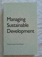 Managing sustainable development /