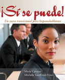 ¡Sí se puede! : un curso transitional para hispanohablantes /