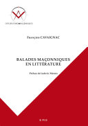 Balades maconniques en litterature /