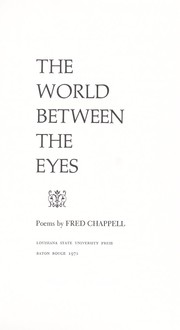 The world between the eyes ; poems.