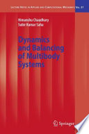 Dynamics and Balancing of Multibody Systems.