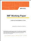 Credit and fiscal multipliers in China /