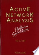 Active network analysis : problems & solutions /