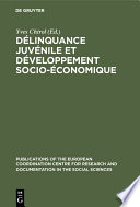 Delinquance juvenile et developpement socio-economique /