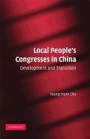 Local people's congresses in China : development and transition /