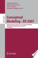 Proceedings of the 26th international conference on Conceptual modeling