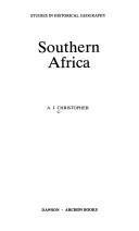 Southern Africa / A. J. Christopher.