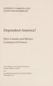 Dependent America? : how Canada and Mexico construct US power /