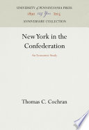 New York in the confederation an economic study