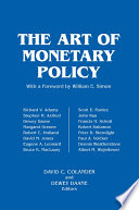 The art of monetary policy /