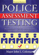 Police assessment testing : an assessment center handbook for law enforcement personnel /