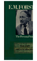 E. M. Forster : the personal voice /