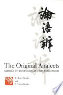 The original analects : sayings of Confucius and his successors /