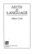 Myth and language / Albert Cook.