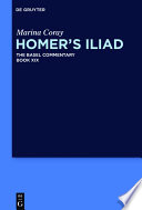 Homer's Iliad The Basel Commentary Marina Coray