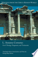 L. Annaeus Cornutus : Greek theology, fragments, and testimonia /