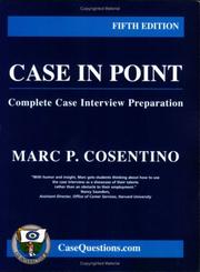 Case in point : complete case interview preparation /