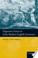 Digressive Voices in Early Modern English Literature.