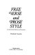 Free verse and prose style : an operational definition and description / Winifred Crombie.