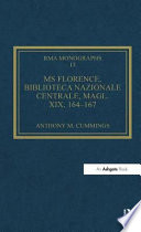 Ms Florence, Biblioteca nazionale centrale, Magl. XIX, 164-167 / Anthony M. Cummings.