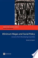 Minimum wages and social policy lessons from developing countries / Wendy V. Cunningham.