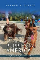 Laws, policies, attitudes and processes that shape the lives of puppies in America : assessing society's needs, desires, values and morals / Carmen M. Cusack.